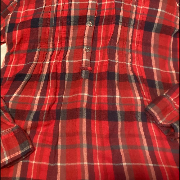 Vintage America Blues Tartan/chambray Flannel Artisan gorpcore style Shirt - Picture 10 of 10